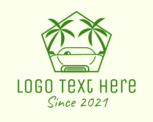 Car Rental - Palm Beach Car logo design