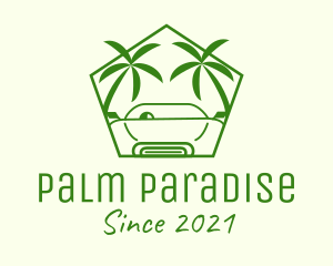 Palm Beach Car logo design