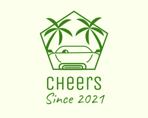 Palm Beach Car logo design