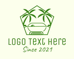 Pentagon - Palm Beach Car logo design