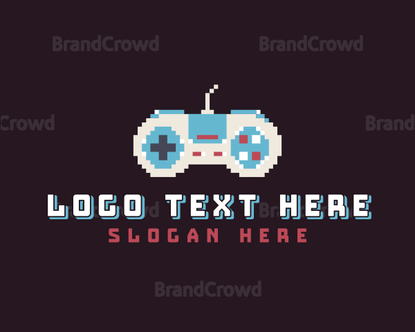 Pixel Game Console Logo