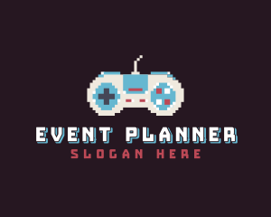 Entertainment - Pixel Game Console logo design