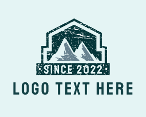 Outdoor - Rustic Outdoor Mountain Camp logo design