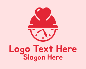 Love Alarm Bell  logo design