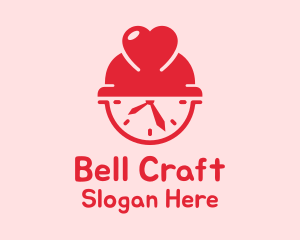 Bell - Love Alarm Bell logo design