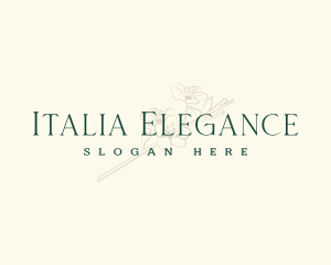 Elegant Floral Boutique logo design