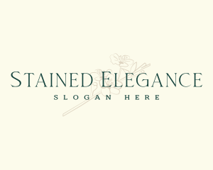 Elegant Floral Boutique logo design