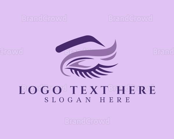 Elegant Eyelash Beauty Logo