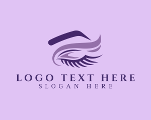 Microblading - Elegant Eyelash Beauty logo design