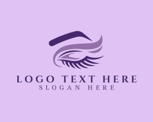 Lashes - Elegant Eyelash Beauty logo design