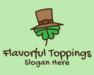 Shamrock Top Hat  logo design