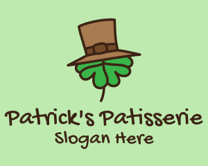 Shamrock Top Hat  logo design