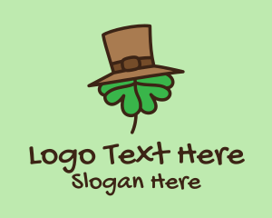 Shamrock Top Hat  Logo