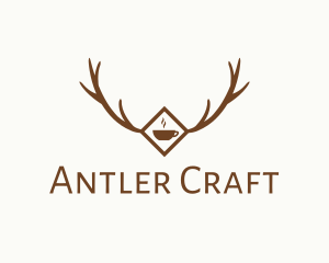 Forest Antler Cafe logo design