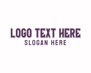 Serif - Minimalist Gothic Wordmark logo design