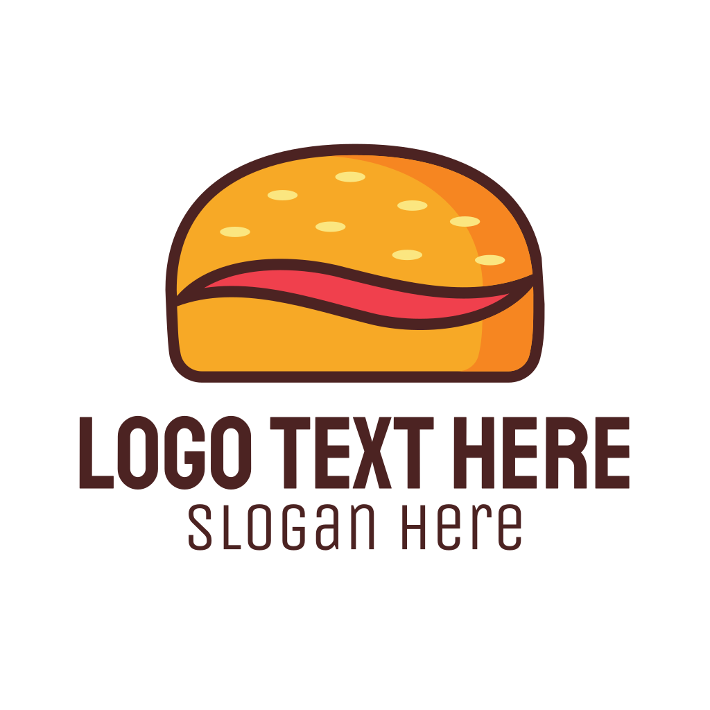 Tilde Hamburger Bun Logo | BrandCrowd Logo Maker