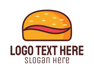 Tilde Hamburger Bun logo design