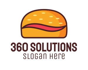 Tilde Hamburger Bun logo design