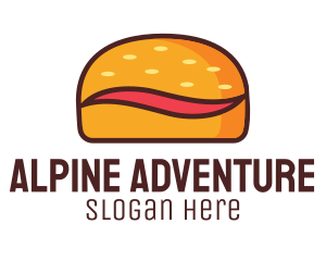 Tilde Hamburger Bun logo design