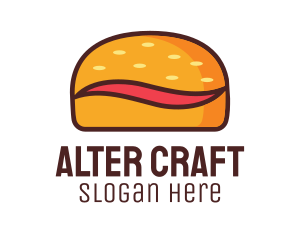 Tilde Hamburger Bun logo design