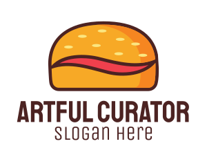 Tilde Hamburger Bun logo design