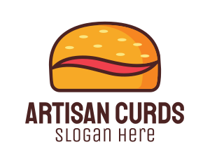 Tilde Hamburger Bun logo design