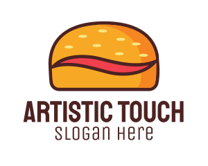 Tilde Hamburger Bun logo design