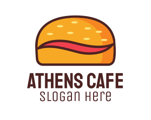 Tilde Hamburger Bun logo design