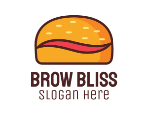 Tilde Hamburger Bun logo design