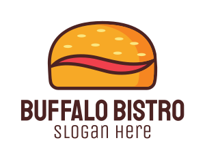 Tilde Hamburger Bun logo design