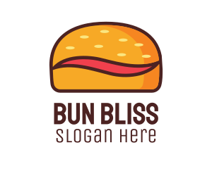 Bun - Tilde Hamburger Bun logo design