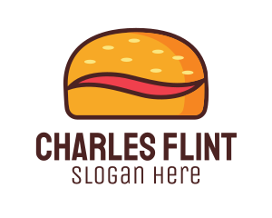 Tilde Hamburger Bun logo design