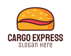 Tilde Hamburger Bun logo design