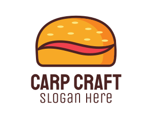 Tilde Hamburger Bun logo design