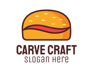 Tilde Hamburger Bun logo design