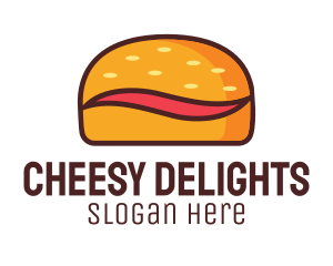 Tilde Hamburger Bun logo design