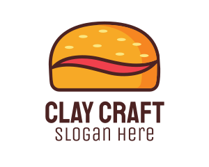 Tilde Hamburger Bun logo design