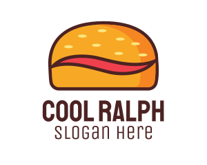 Tilde Hamburger Bun logo design