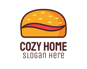 Tilde Hamburger Bun logo design