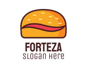 Tilde Hamburger Bun logo design