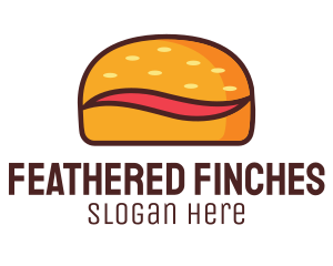 Tilde Hamburger Bun logo design