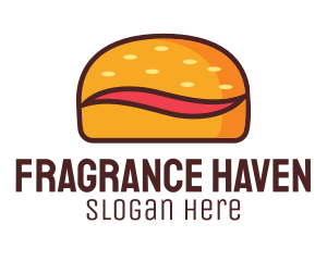 Tilde Hamburger Bun logo design