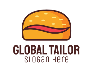 Tilde Hamburger Bun logo design