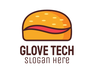 Tilde Hamburger Bun logo design