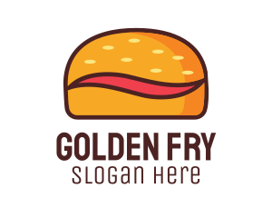 Tilde Hamburger Bun logo design