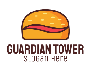 Tilde Hamburger Bun logo design