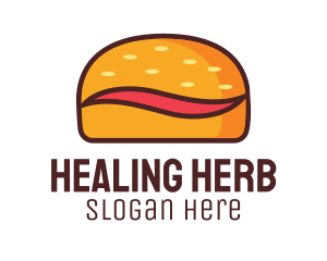 Tilde Hamburger Bun logo design