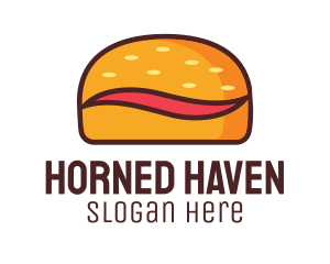 Tilde Hamburger Bun logo design