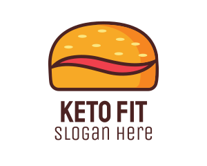 Tilde Hamburger Bun logo design