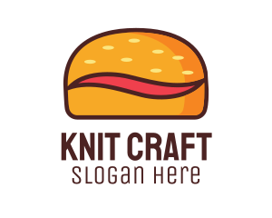 Tilde Hamburger Bun logo design